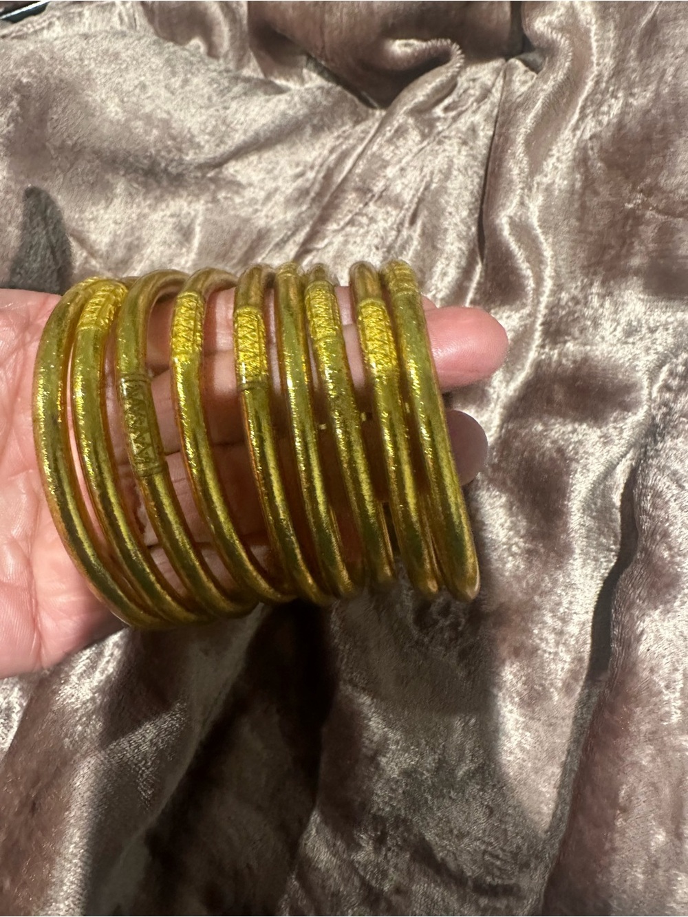 Gold-Tone Coil Bangle Bracelet - Women Jewelry - Picture 3 of 6